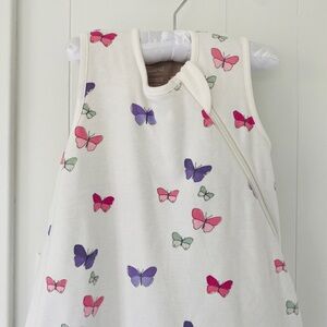 Woolino butterfly sleep sack excellent used condition! Beautiful, girl's wool
